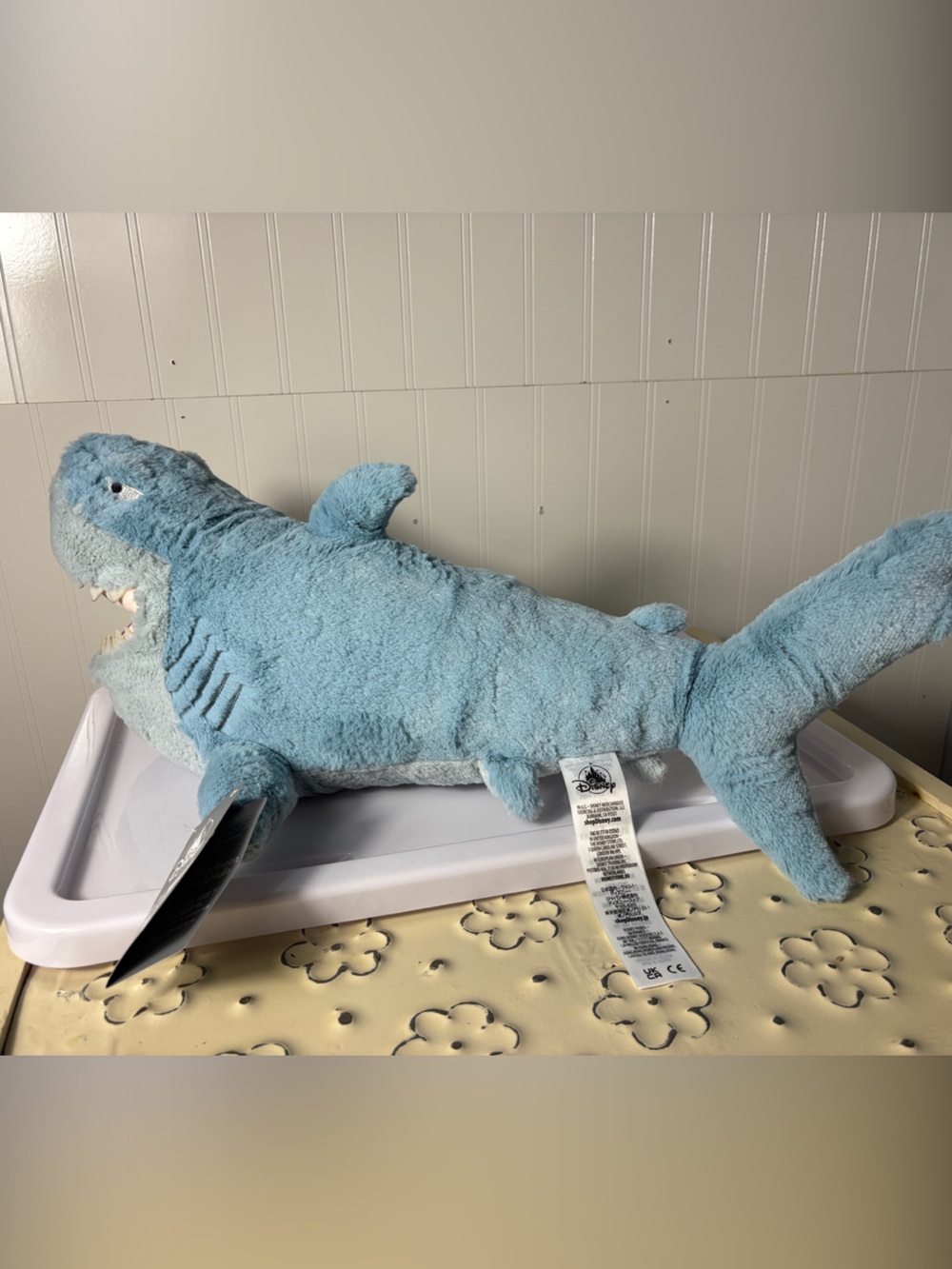 Disney Finding Nemo Bruce Shark Plush Stuffed Animal Blue NWT